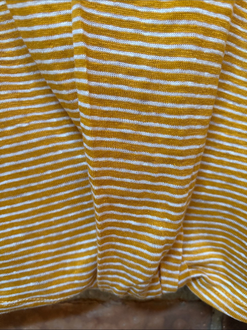 Tahari Linen Knit Tee - Picture 3 of 5